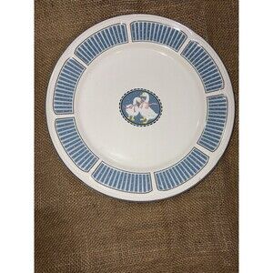 Country Geese Vintage Dinner Plate One 10.5 Inch Made In Indonesia